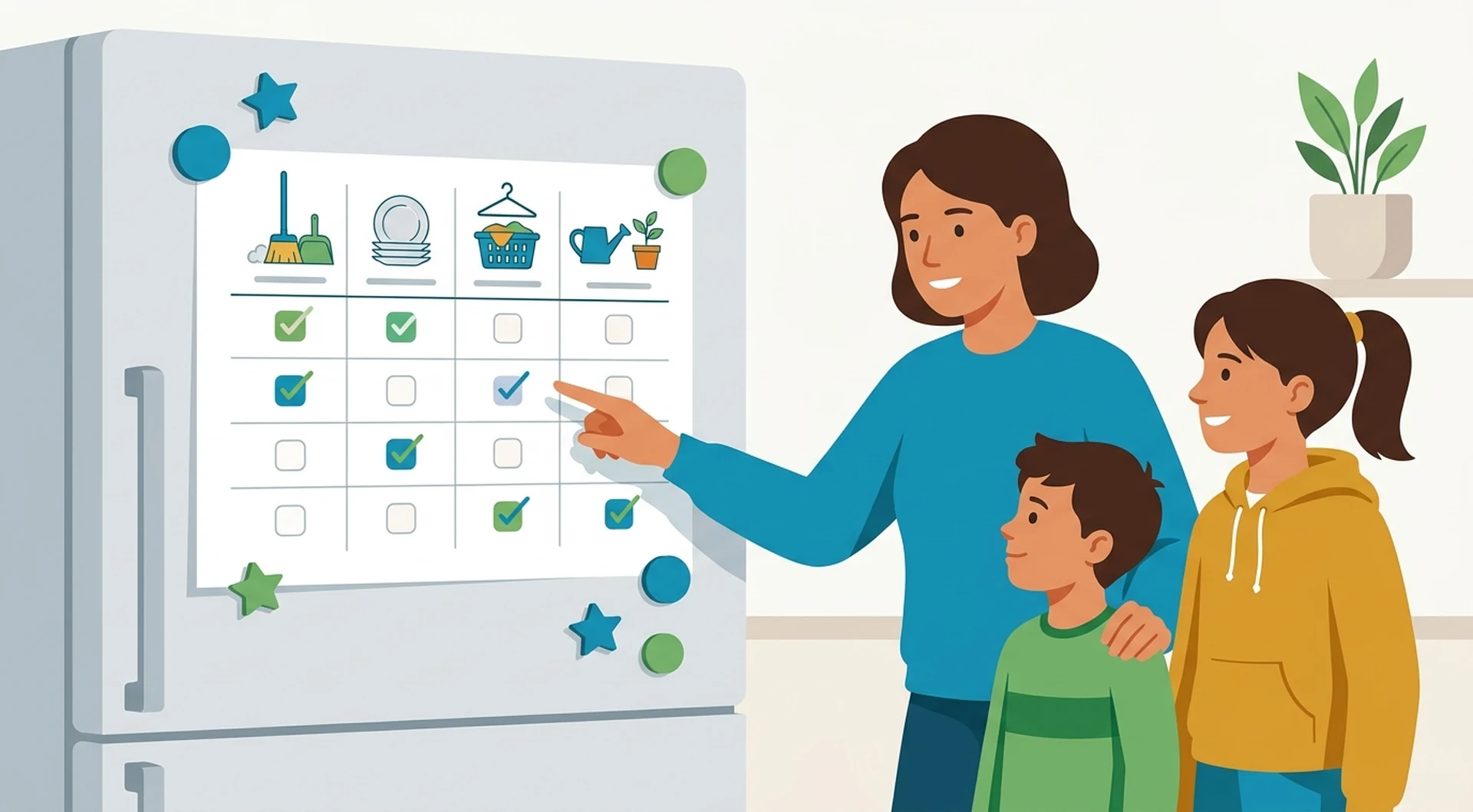 Tabla de tareas del hogar: la guía completa para crear una que dure